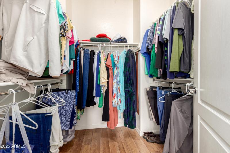 Bedroom #1 closet