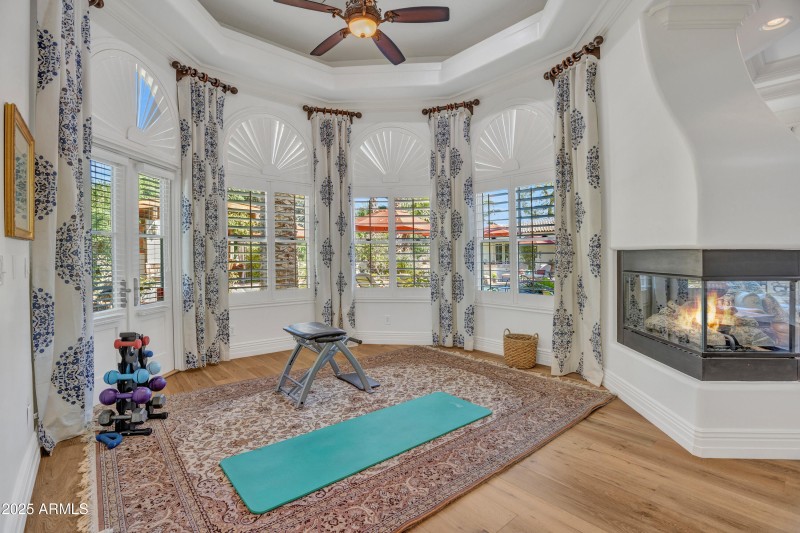 Primary Workout/Sitting Area