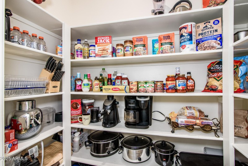 Spacious Walk In Pantry