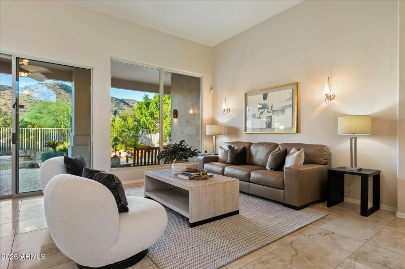 LIVING ROOM TO BACKYARD