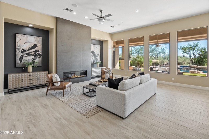 living room looking out