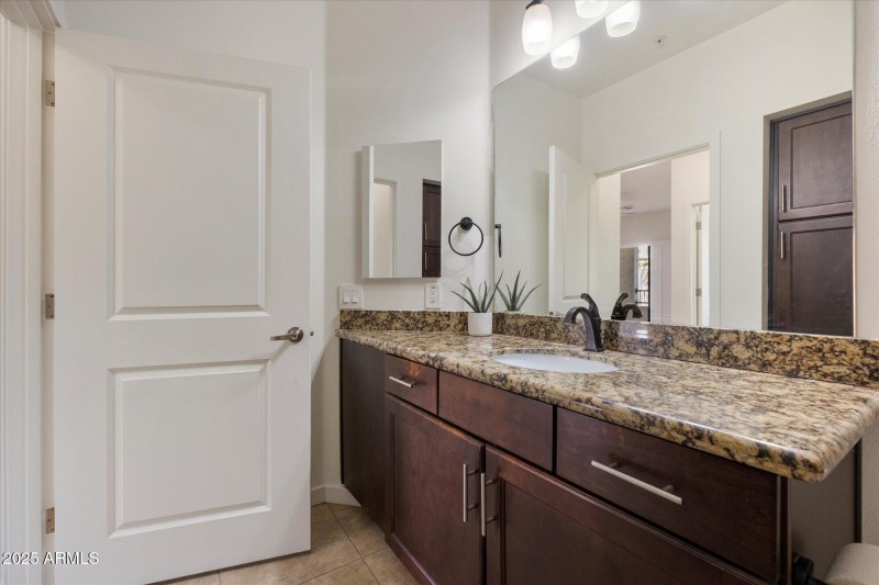Secondary bathroom
