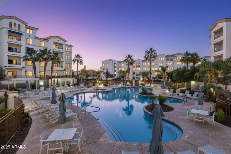 Pool at Sunset