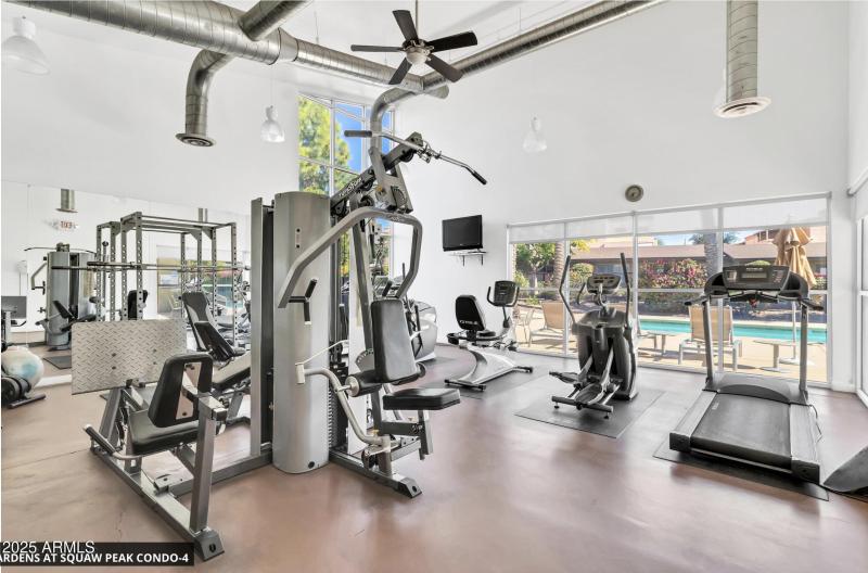 condo work out room