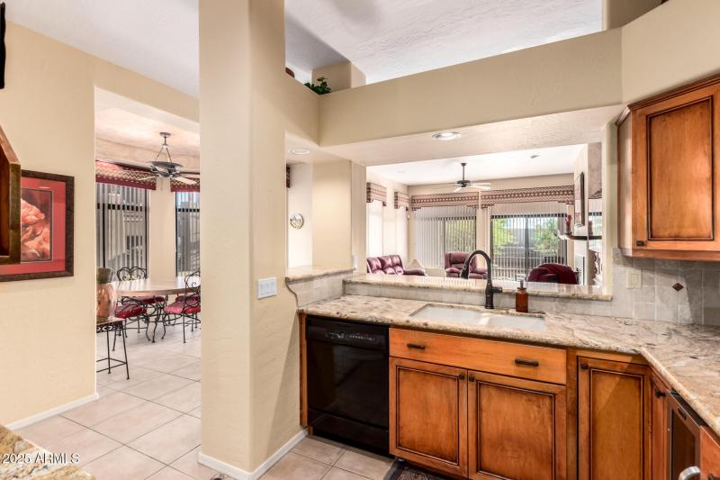 Kitchen -looking towards dining
