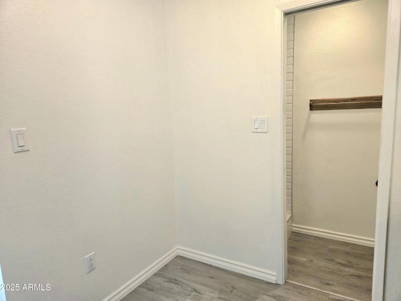 From Door into Bathroom Area