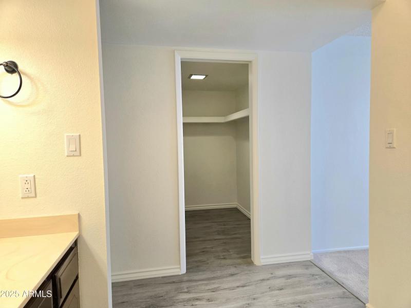 From Bathroom Toward Closet