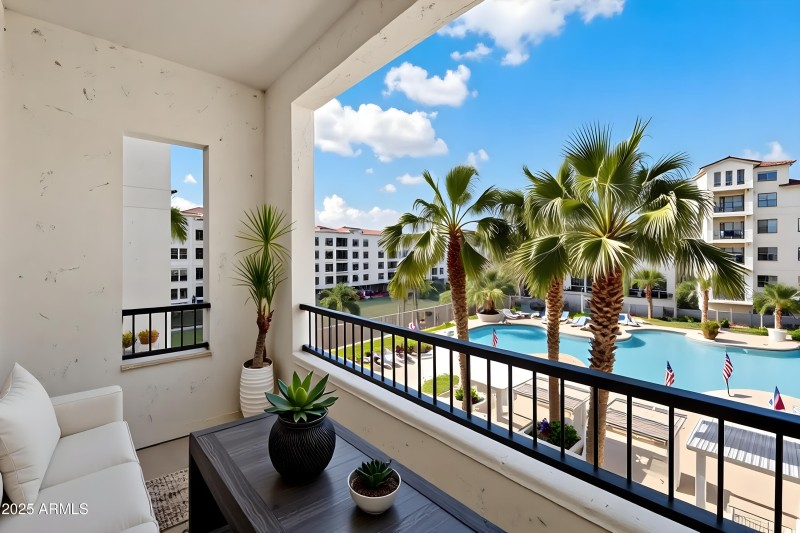 Balcony with View