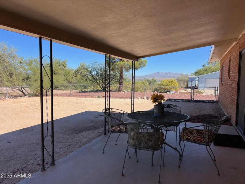 Patio off of dining room