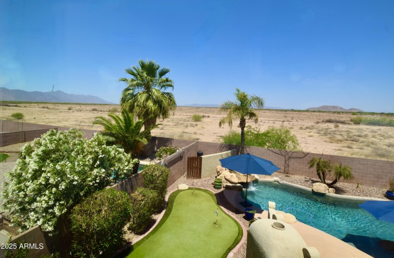 View From Upstairs Window