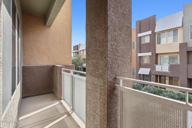 Patio off living area