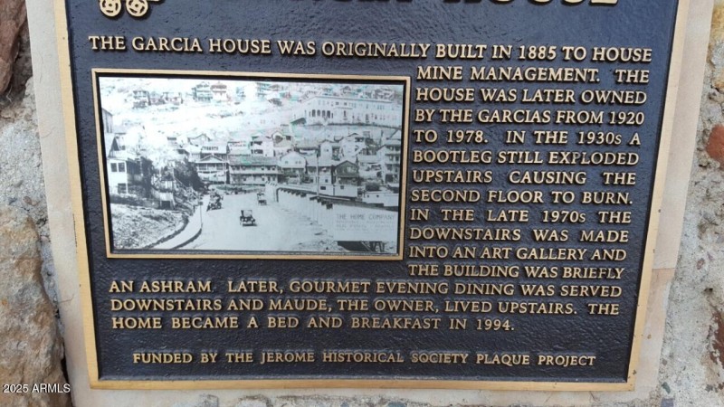 Historical Society Plaque