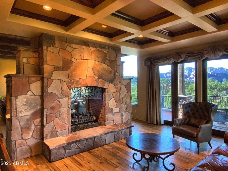 Den with Panoramic Red Rock Views