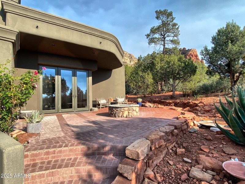 Side Patio off Kitchen