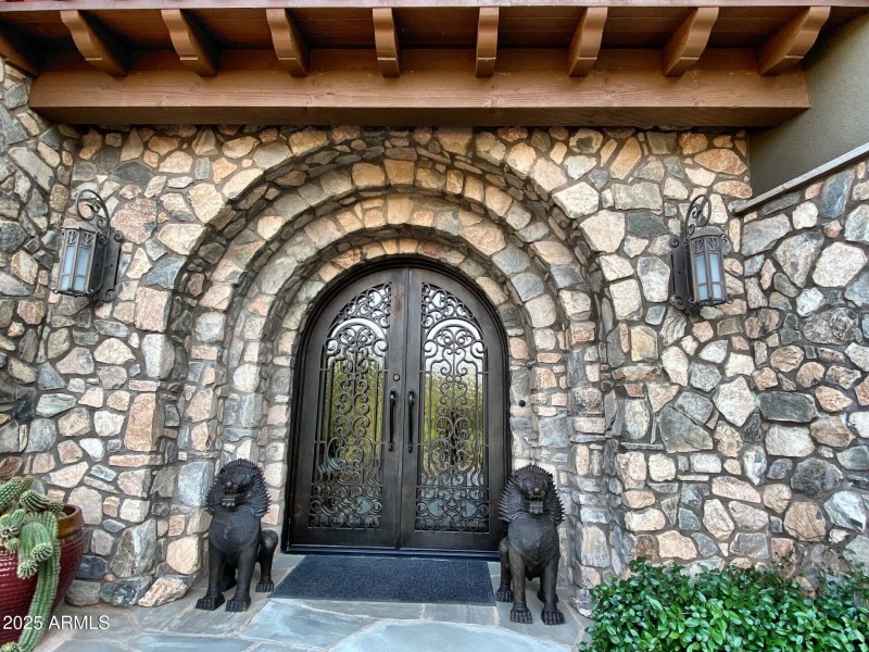 Intricate Iron Doors