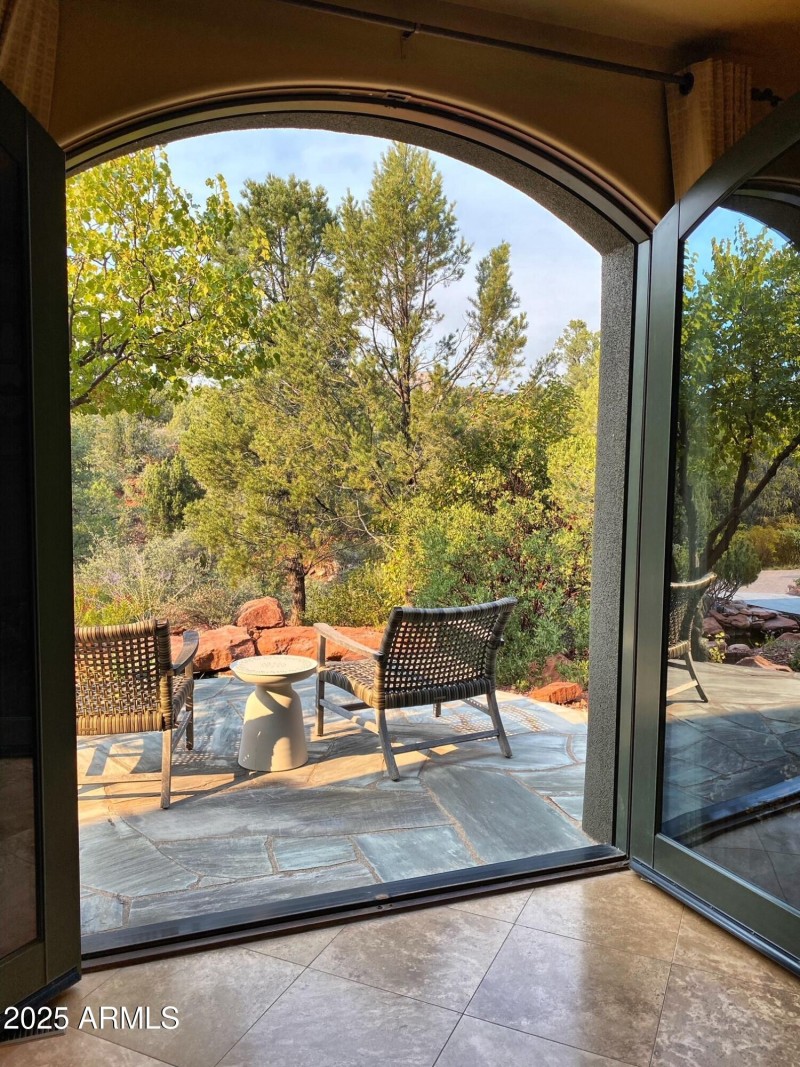 Third Bedroom French Doors