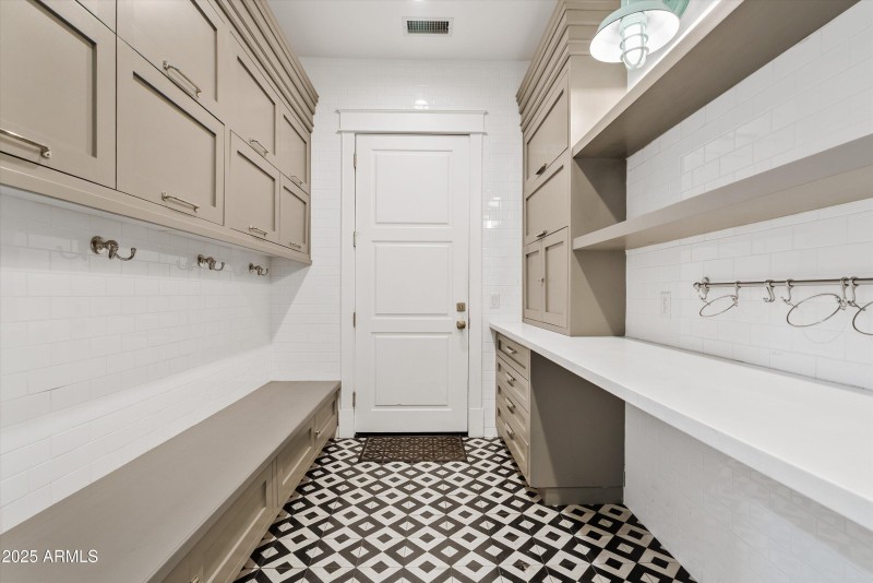 Garage Entry Drop Zone