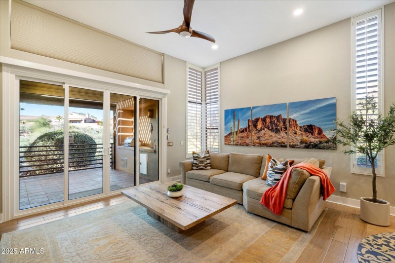 Great Room w/eletronic shades