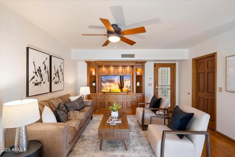 Main Gathering Area with Feature Wall