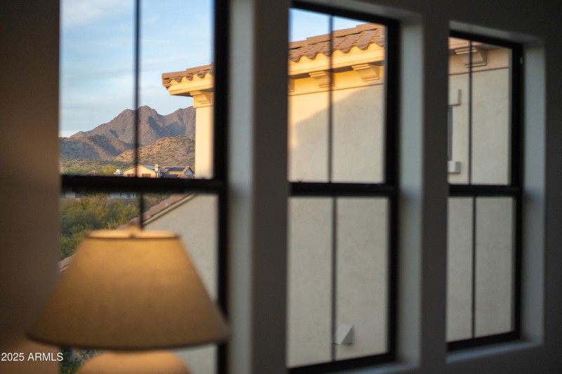 Mountain views from primary suite