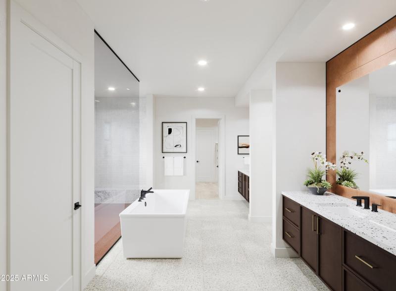 Rendering Primary Bathroonm