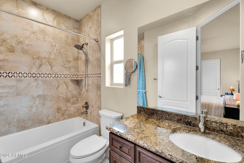 Bathroom with Granite Vanity