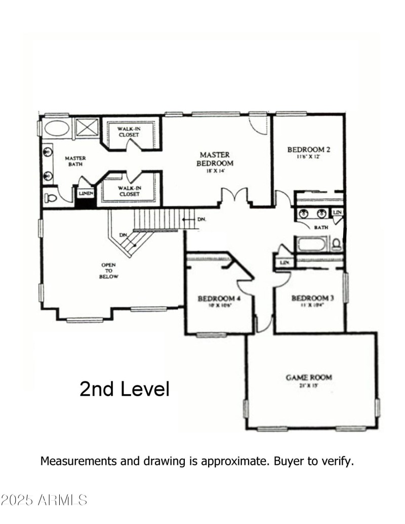 Rushmore Floorplan - 2nd Level