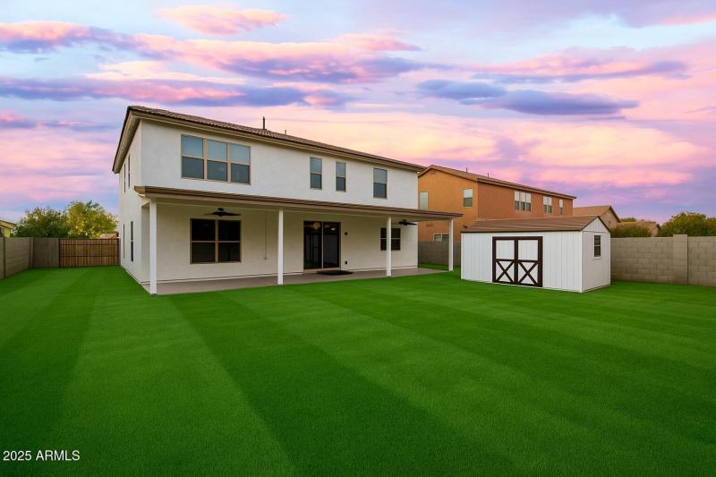 Backyard with Landscape