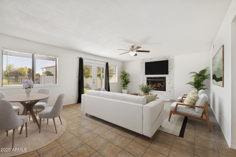 Family Room - Virtually Staged