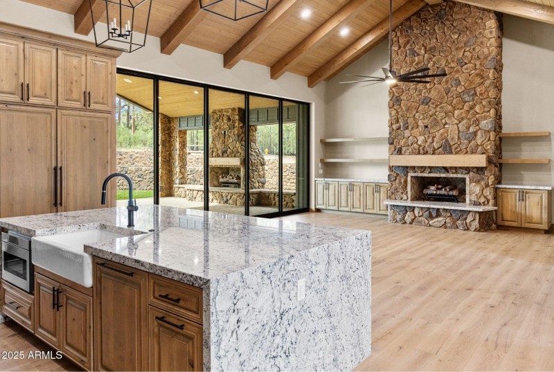 Kitchen Island / Living Area