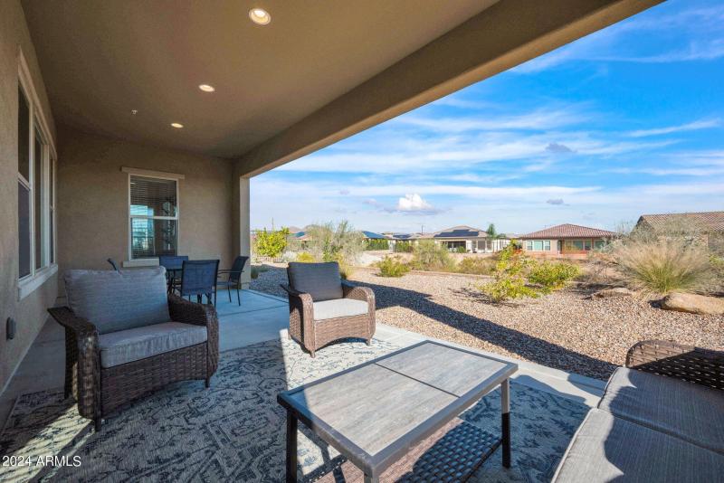 Patio to Mountain Views