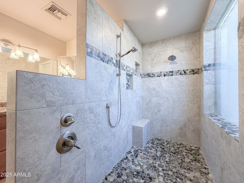 Primary Tiled Luxury Shower