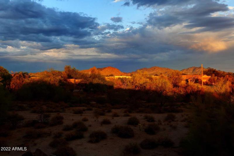 Sunset on McDowell Mountains