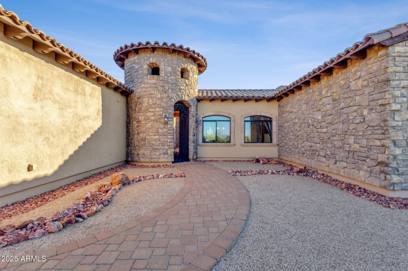 Walk Way to Private Courtyard