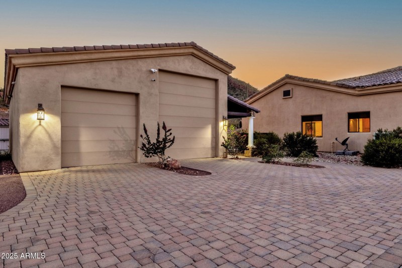 RV Garage at Twilight