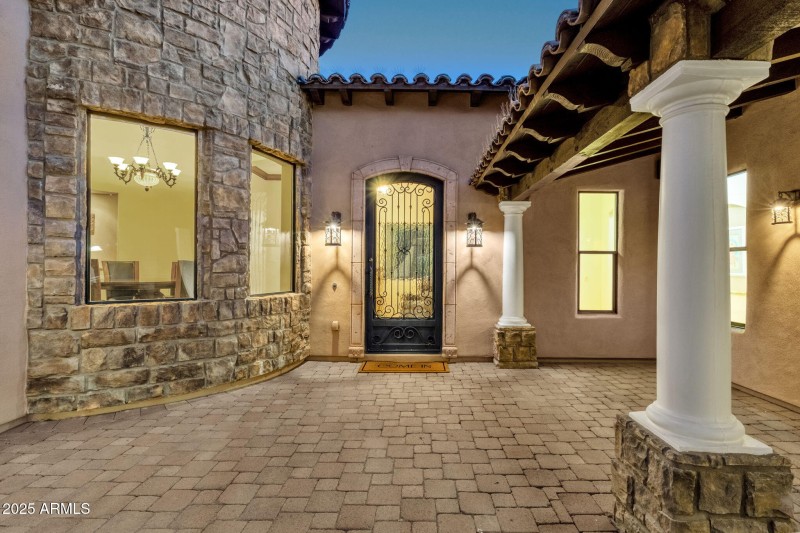 Private Courtyard at Twilight