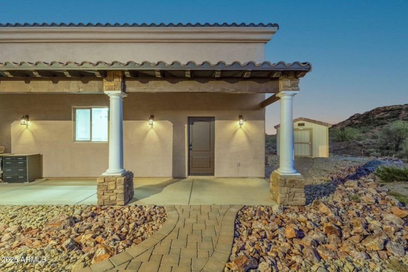 Twlight RV Garage Side Entry