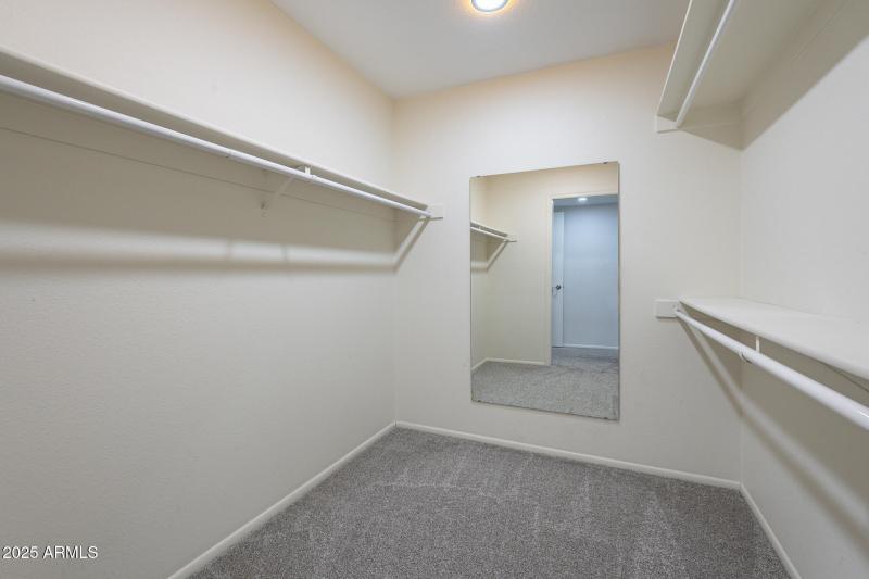 Bedroom 2 walk-in closet