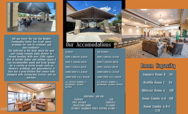 Accommodations and Rent Space