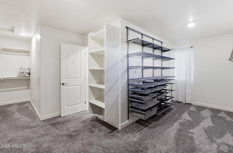 Owners Closet Elfa Shelfing system