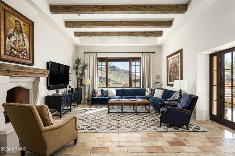 Family room off kitchen