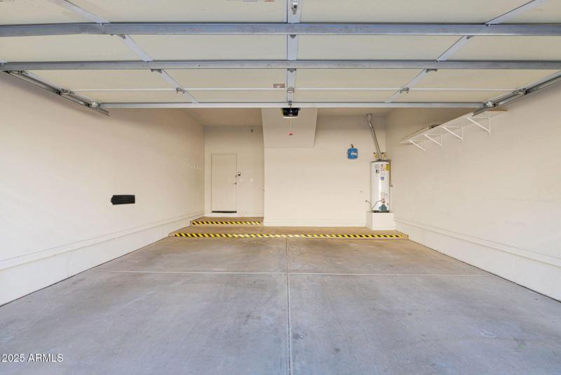 2 car garage wit lots of storage