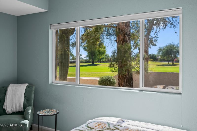 View of the golf course