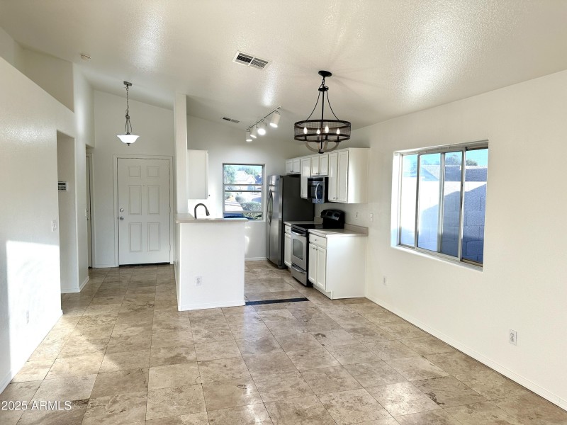 7 Living room and kitchen