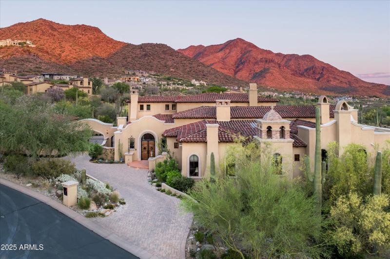 Aerial Front Exterior