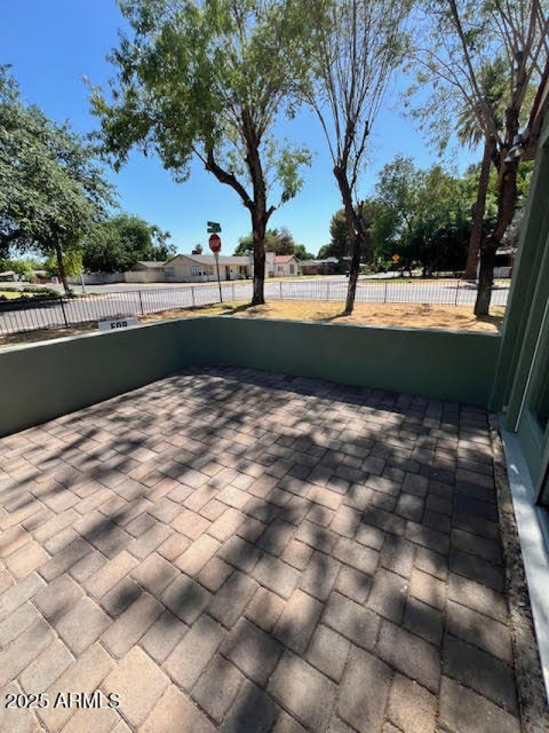 1321 S College View from Breakfast Patio