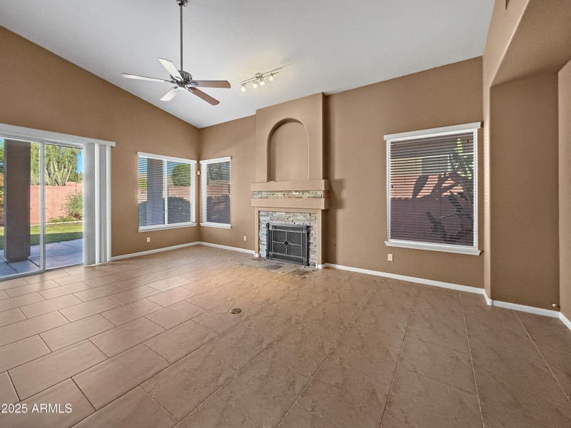 Spacious Great Room with Fireplace