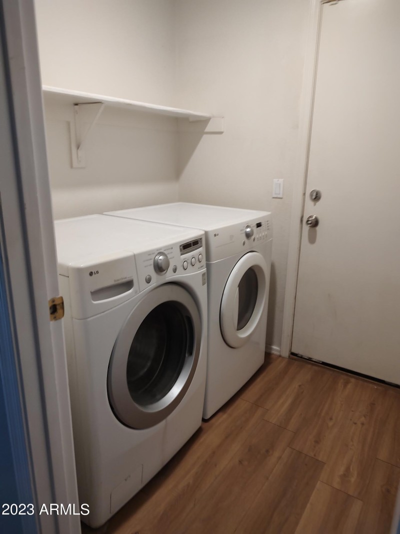 Laundry room with washer-dryer