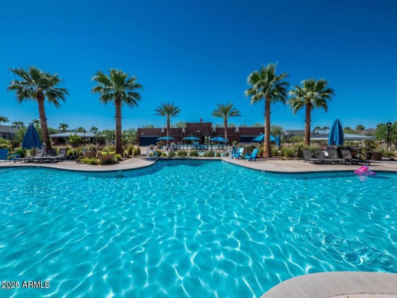 Green ST community pool.