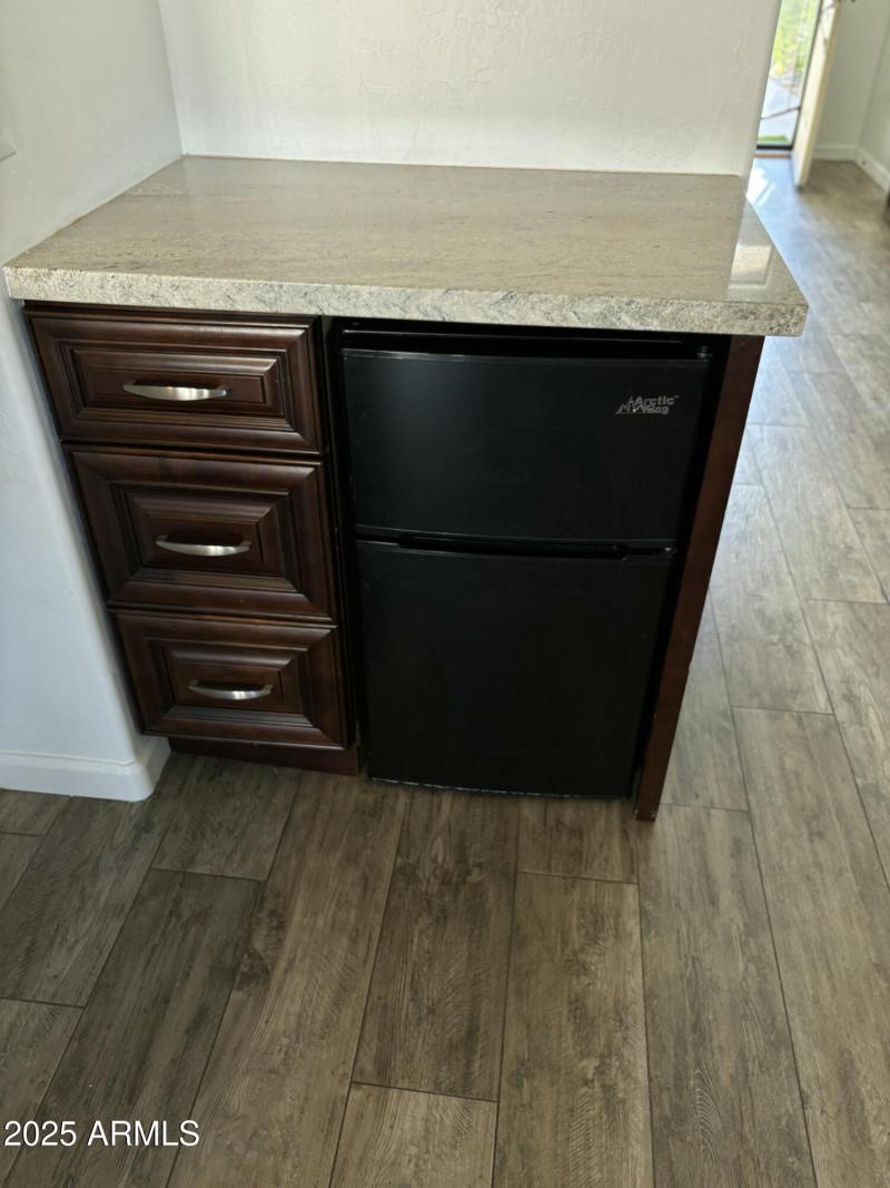 Area for mini fridge